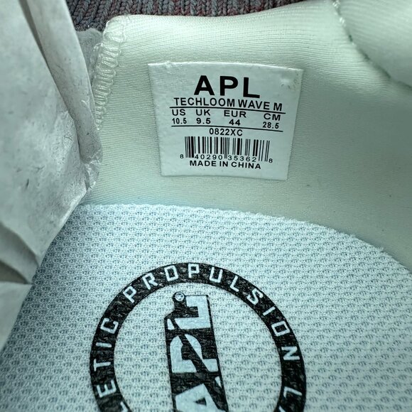 APL Men's TechLoom Wave Slip On Runners Sneaker, Size 10.5, Frozen Grey/Cedar - Picture 11 of 13